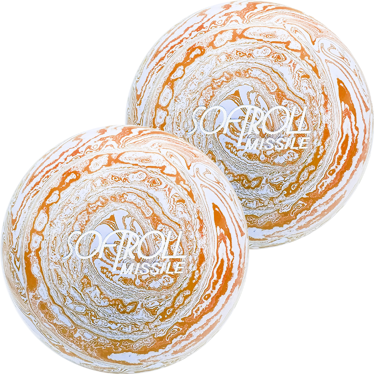 Missile - White & Orange - Pair