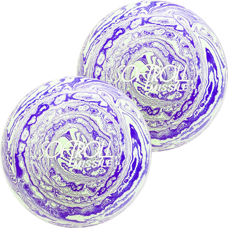 Missile - White & Purple - Pair