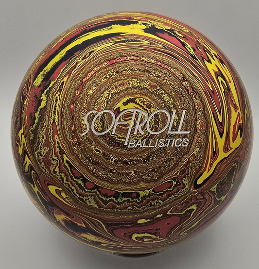Ballistics - Red, Yellow & Black - 5" 3-12 - Pair