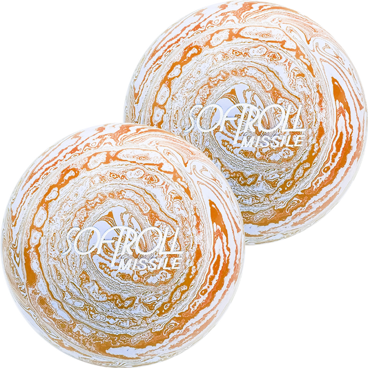Missile - White & Orange - Pair